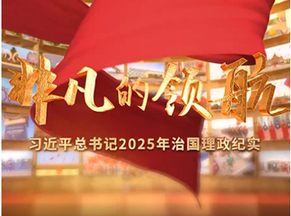 电视专题片《非凡的领航——习近平总书记2025年治国理政纪实》